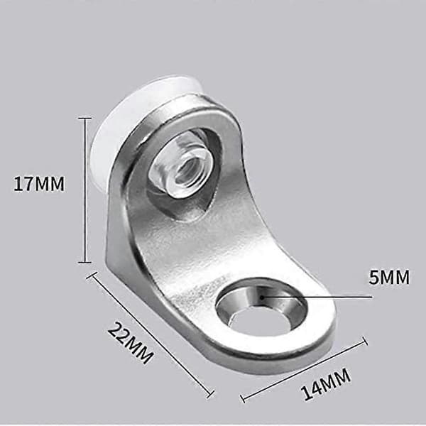 10-pack Monteringsfästen Fixera Glashyllfäste Spikstöd Med Chuck Väggmonteringsfäste (LGL)