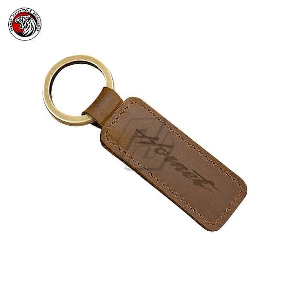 Moottoripyörän avaimenperä lehmännahkaa, sopii Honda Hornet Key CB1000R CB250F CB600F CB900 jne. LGL Brown