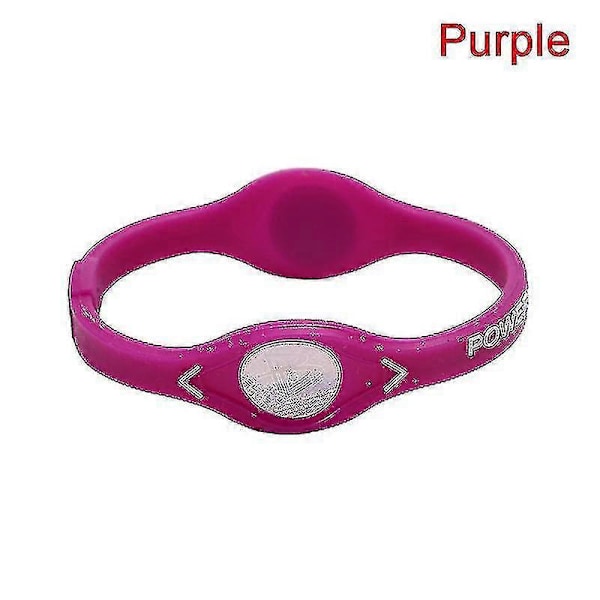 Power Balance Energi Hälsoarmband För Sport Armband Jon Silikonband Gåva LGL Purple