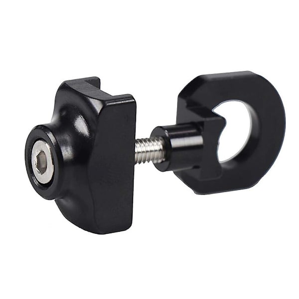 Cykelkedjetuggare Justerare Spännare Aluminiumlegering BMX Fixie Fästelement [GGL] Black