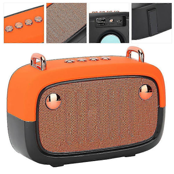 BS32D Kompakt 5.0 Bluetooth-højttaler med FM, lang batterilevetid, håndfri opkald (LGL)