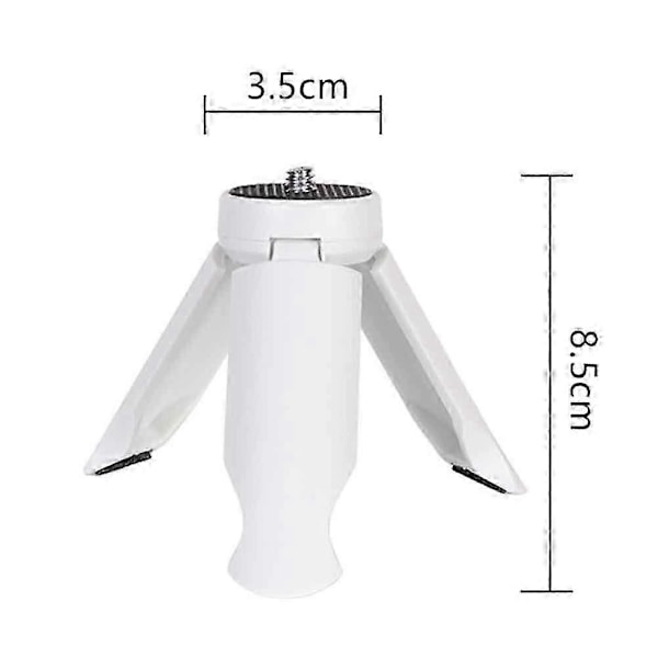 Mini Stativ Telefonstabilisator för Förbättrad Fotografering & Videografi Vit LGL