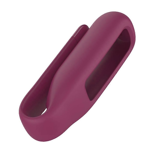Utendørs Sport Metallklipsspenne for Fitbit-Luxe Smartklokke Armbånd Silikatrekk LGL Red