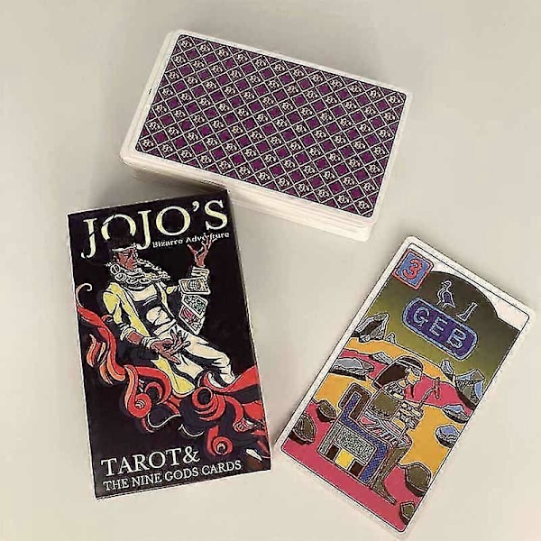 53 arkkia/setti Jojo's Bizarre Adventure Stand -kortti Star Platinum Hierophant Green Silver Chariot -keräilykortit Anime Peripheral LGL
