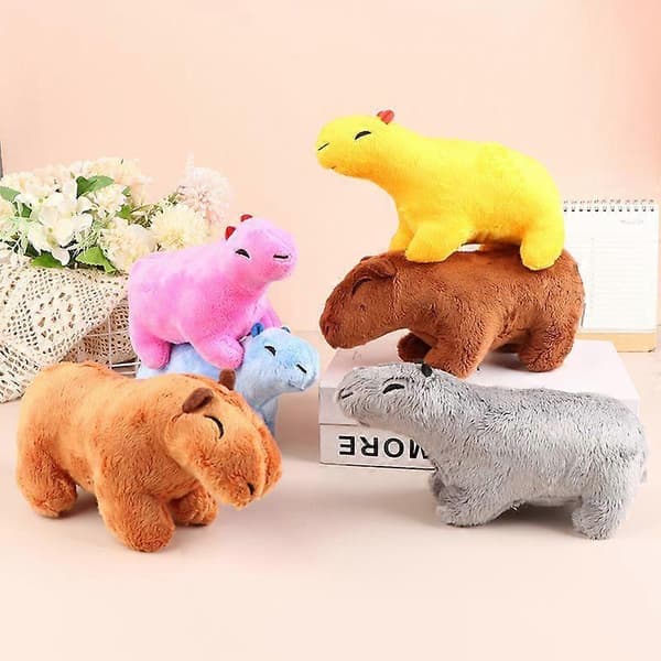 Capybara Gnagar Capybara Plyschdocka Tecknad Docka Barnpresent (LGL)
