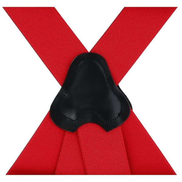 CTM Elastiske brannmannsseler med klipsfeste, 5 cm (Menn) (LGL) Red one size