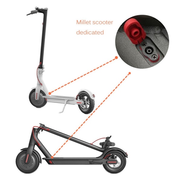 För Xiaomi M365 / Pro Laddningsport + Skydd Ersättningsdel