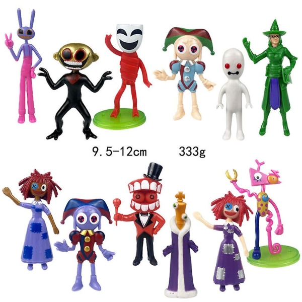 The Amazing Digital Circus Action Figur Set Toy Jax Pomni Caine Ragatha Figurines Set Gift H