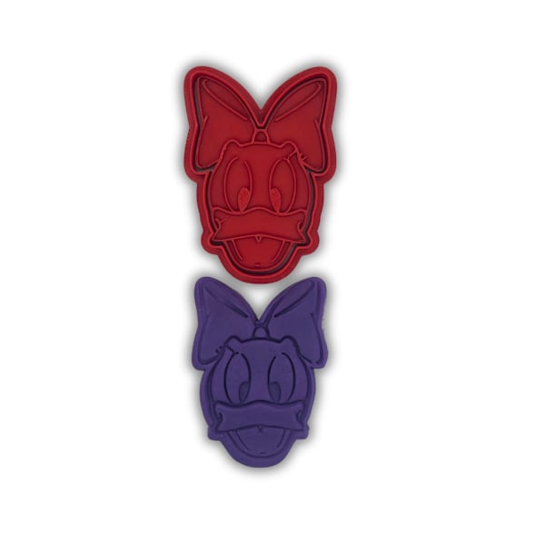 Mickey Mouse kakform bakning Minnie Donald Daisy Röd M (LGL)