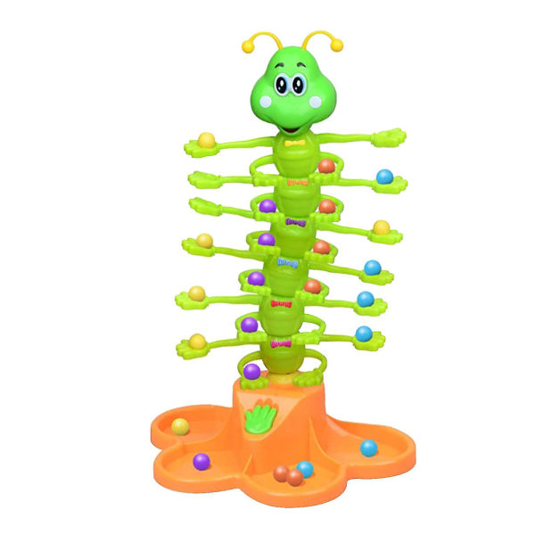 Nyhet Puslespill Caterpillar Swing Toy Giggle Wiggle-spill egnet for barn Multicolor