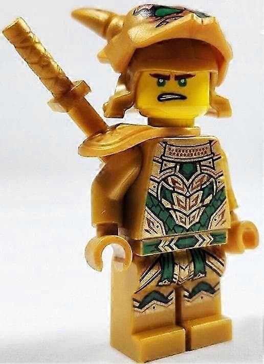 Byggeklods Figur Guld Lloyd Oni Ninja (LGL)