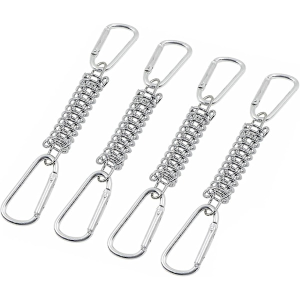 4 stk. Markisefeste Spenningsfjær, Legering Spenningsfjær Markise Spenne, Heavy Duty Solseil Seiling Feste Sett 4Pcs