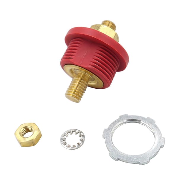 Feed-Thru Panel Stud Fjernbetjent Batteri Strøm Junction Post Connector Terminal Kit (LGL)