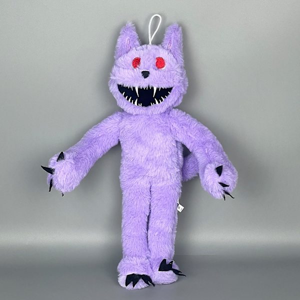 Monster Catnap Plysch 15,7\" Leende Critters Plyschleksak, Rolig Leende Critters Kudde Leende Critters Plysch Catnap Plysch[GL] purple cat
