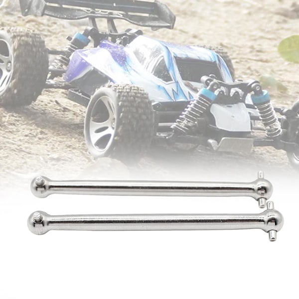 2x 1/12 mittakaavan RC-koiranluu voimansiirtoakseli, metallinen CVD-vetoakseli Wltoys 124008 -autoon (LGL)