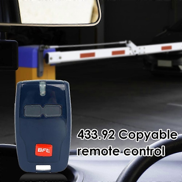 BFT 433.92MHz Port Garage Dør Sender Fjernbetjening Nøglebrik Klon Kopi Nøgle (LGL)