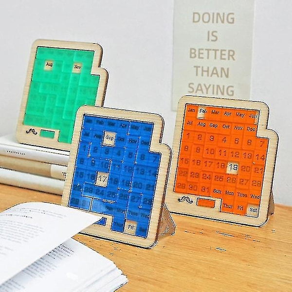 Daglig Kalenderpuslespill Trekalender Spill Et Annerledes Puslespill For Å Vise LGL Light Blue