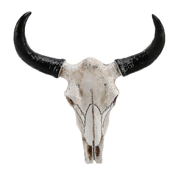 Hartsi Longhorn Lehmän Pää Seinäkoriste 3d Eläin Veistos Hahmot Käsityöt Sarvet Koriste [LGL]
