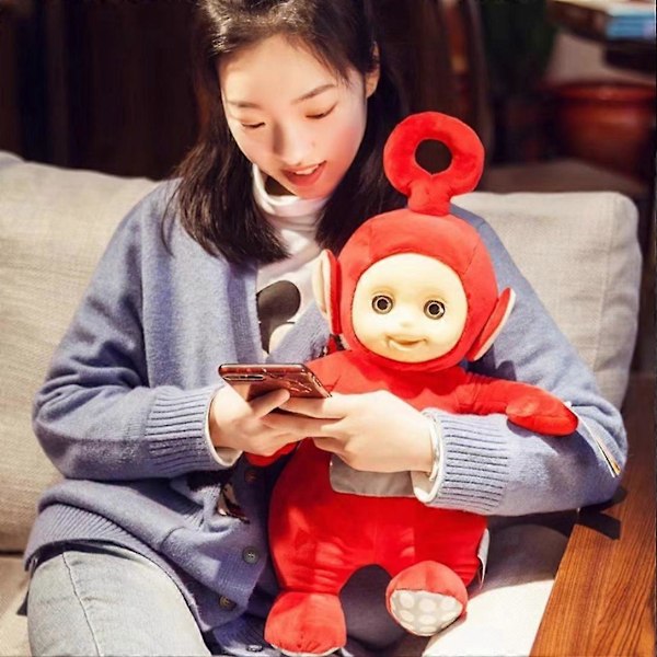 18/30/46cm Ægte Teletubby Børne Puslespil Plys Legetøjsdukke Kreativ Legetøj Mor Baby Høj Kvalitet Fødselsdagsgave Barn LGL Light Blue about 18cm