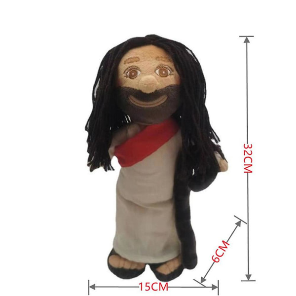 2023 Jungfru Maria Jesus Kristus Plyschleksak Religiös Plushie Mjuk Fylld Dockfigur Kristna Kreativa Gåvor