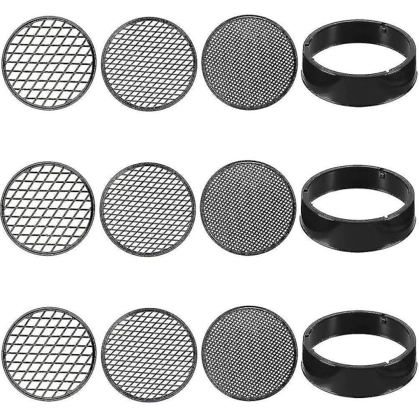 3pack Sifting Pan Outdoor Gold Panning Soil Sifter For Outdoor [LGL]