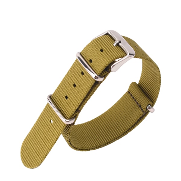 Udskiftnings nylon urrem - 24 mm (LGL) Grön Grøn