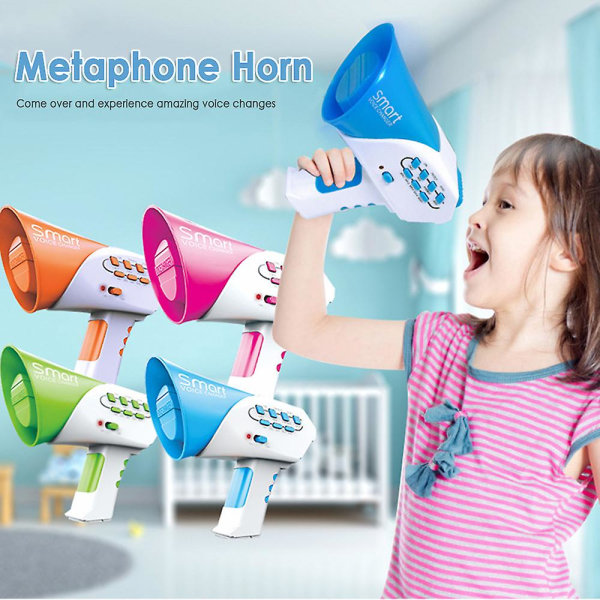 Megafon til mission stemmeskifter til ideel gavelegetøj til børn Børn Voksne[GL] Orange