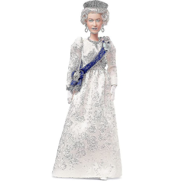 Dronning Elizabeth II Platinum Jubilee Barbie-dukke Kongelig Monarki Figur Leke Julegave [LGL]