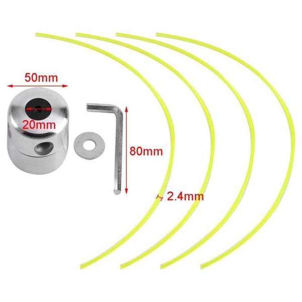 Universal trimmerhoved i aluminiumslegering til græstrimmere - TIM（FMY）