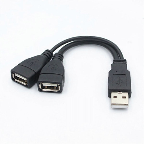 15 cm 30 cm USB 2.0 A 1 han til 2 Dobbelt USB Hun Data Hub Strømadapter Y LGL 0.15m