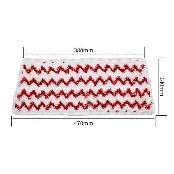 Ersättnings 5 st Återanvändbara Mikrofiber Ångmoppdynor för Vileda Steam XXL Ångmopp (LGL)