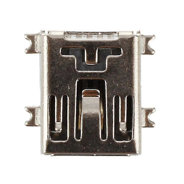 2x Korvaava Mini Usb Type B Naaras 5 Pin Pcb Piirilevy Asennus Jack Laturi Liitin 10 Kpl (LGL)