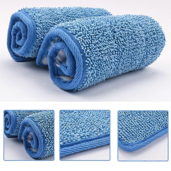 Mikrofiber moppehoved udskiftning til gulvrengøring moppe refills (LGL)