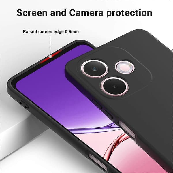 Flydende silikone etui til Oppo A5 Pro 5G med håndrem (LGL)