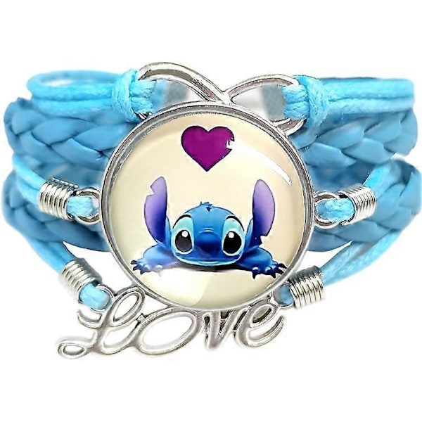 Stitch Armbånd til Fest, Lilo og Stitch Gave Stitch Ting Kvinder Piger Smykker Armbånd Fødselsdagsgaver (LGL)