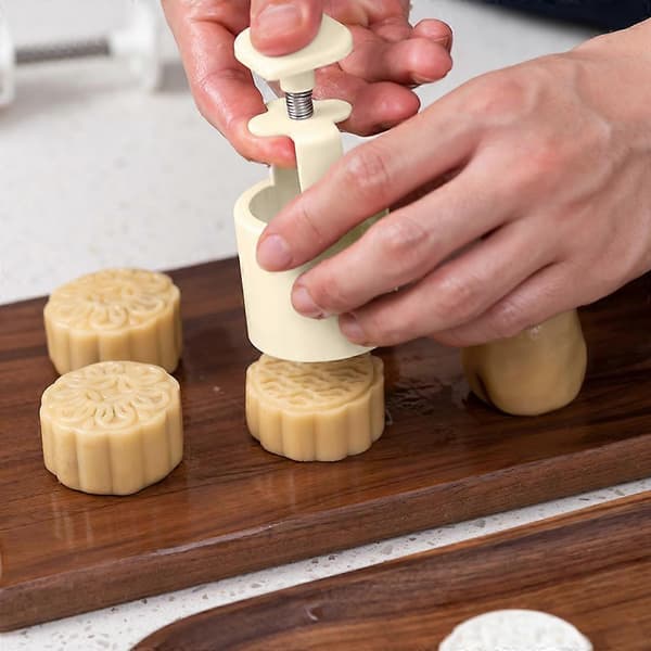 DIY Månkaksform Set | 10 Stämplar för Månkakdekoration (LGL)
