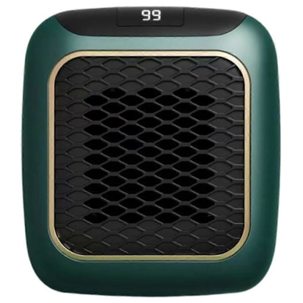 Väggmonterade element med fjärrkontroll 800W PTC-keramiska elektriska element Låg konsumtion Rumsvärmare för hemmet LGL Green EU plug