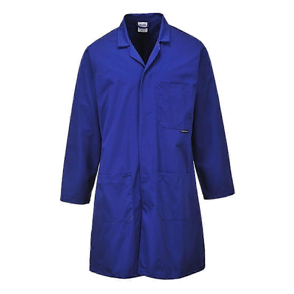 Herre laboratoriefrakke LGL Royal Blue XS