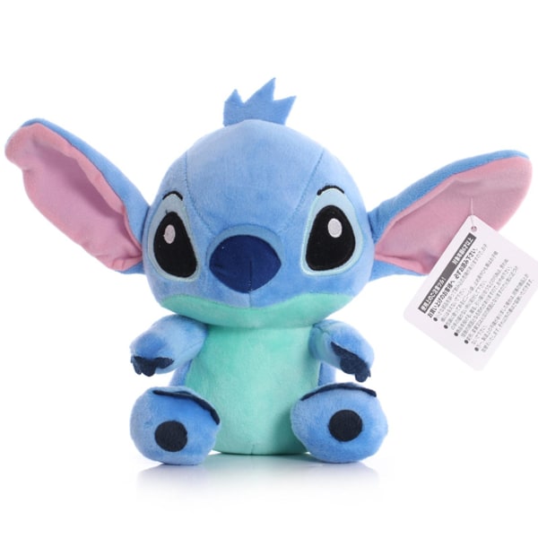 Lilo & Stitch Parmodell Cartoon Fylte Plysjdukker Anime Plysj Baby Leker Anheng Leker Jente Barn Bursdagsgave Blue 4inch