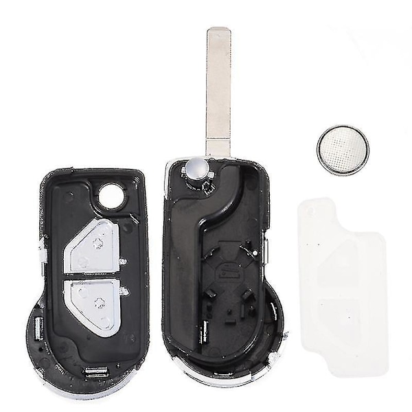 Til Citroen Ds3 2 Knapper Fjernbetjening Nøgle Etui Service Kit Fjernbetjening Bilnøgle Etui Skal Med Batteri-yu LGL