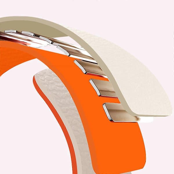 Lychee Tekstur Blød Magnetisk Silikone Urrem Til Huawei Watch D2 (LGL) White