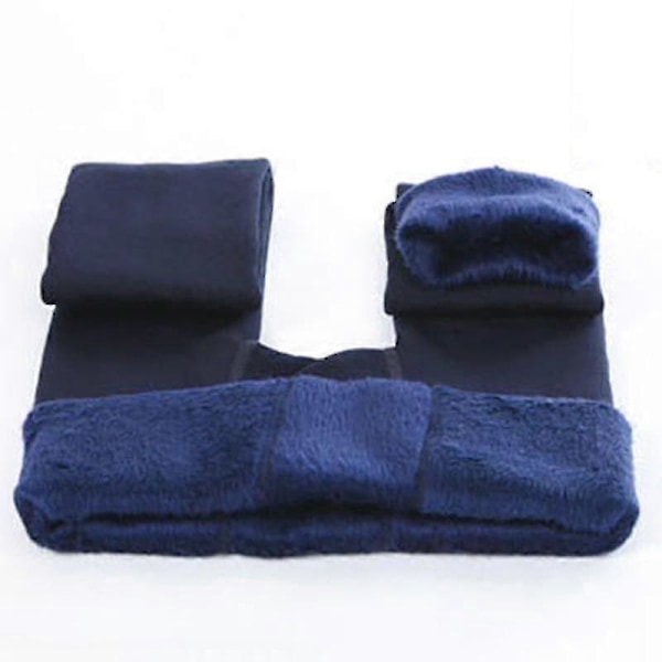 Varma avslappnade leggings med fleece för damer LGL Black M
