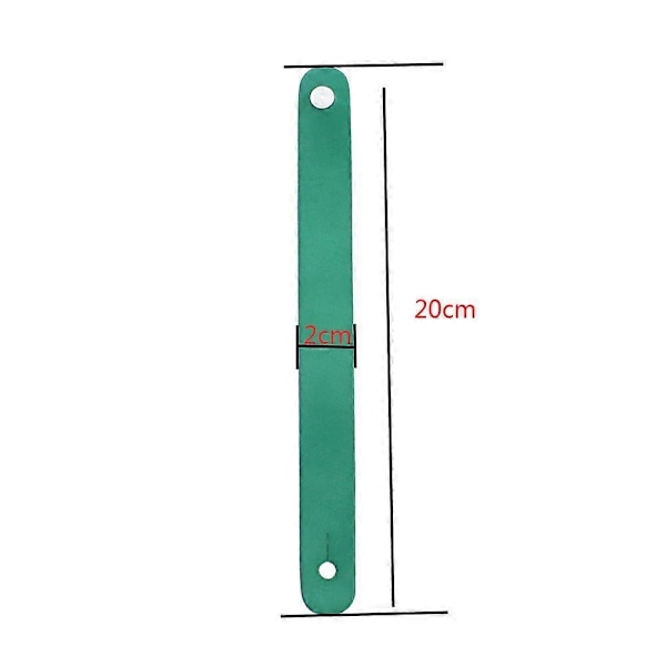 2 st Gitarrband Syntetiskt Läder Huvud Adapter (Grön) (LGL)