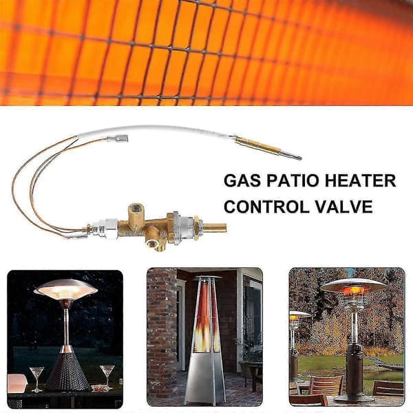 Gass Terrassevarmer Kontrollventil Termoelement Sensor Dump Switch Knott Propan Bålpanne Kontroll Sikkerhet (LGL)