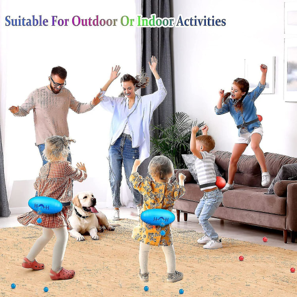Skakande svingbollspel set för barn vuxna familjespel leksaker med 24 bollar[GL]