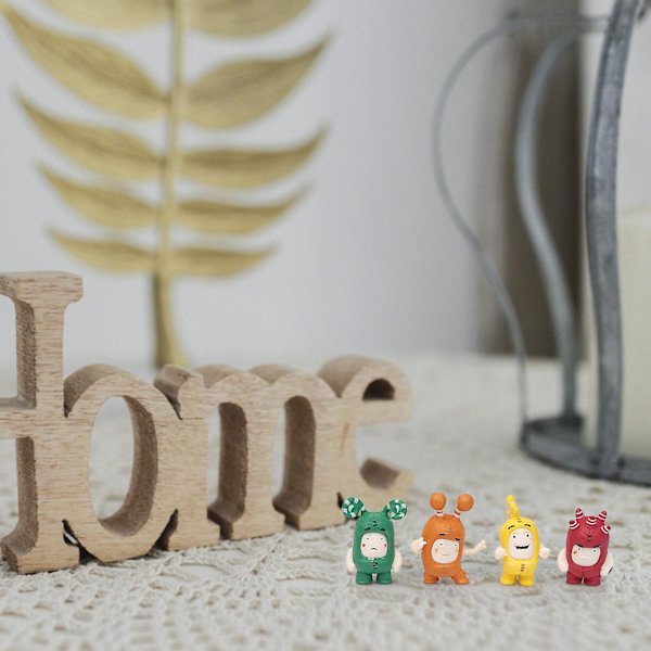7 stk. plys Oddbods tegneseriefigurer dukker bløde søde Pogo nye 4cm bobler Jeff legetøj[GL]