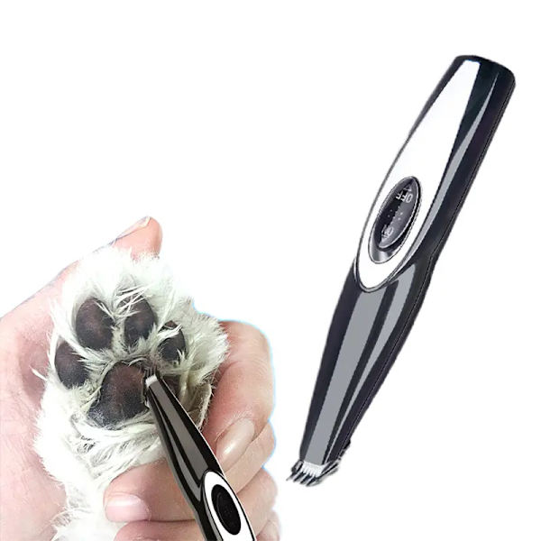 Elektronisk kjæledyr neglklipper kvern katt hund kjæledyr pleieverktøy saks saks USB oppladbar hund hårklipp pote barbermaskin [l]