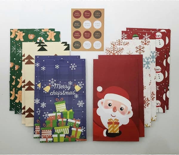 Julklappspapper Set - 6 Designer (12 Ark) - Julklappspapper (LGL)