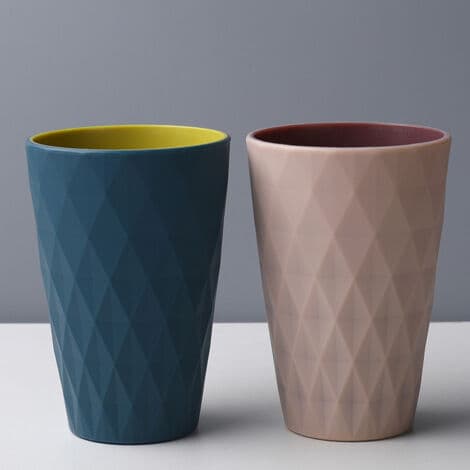 450 ml plastkopp, nordisk design, solid og fallsikker (lys blå) (LGL)