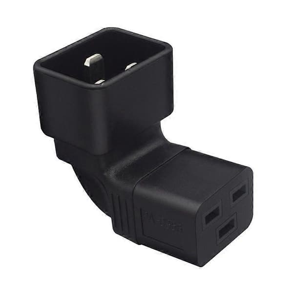 IEC320 C20 Han til IEC320-C19 Hun Adapter Kedelstik 3-benede Stik (LGL)